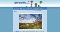 Desktop Screenshot of hollandhavenbirding.com