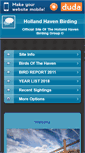 Mobile Screenshot of hollandhavenbirding.com
